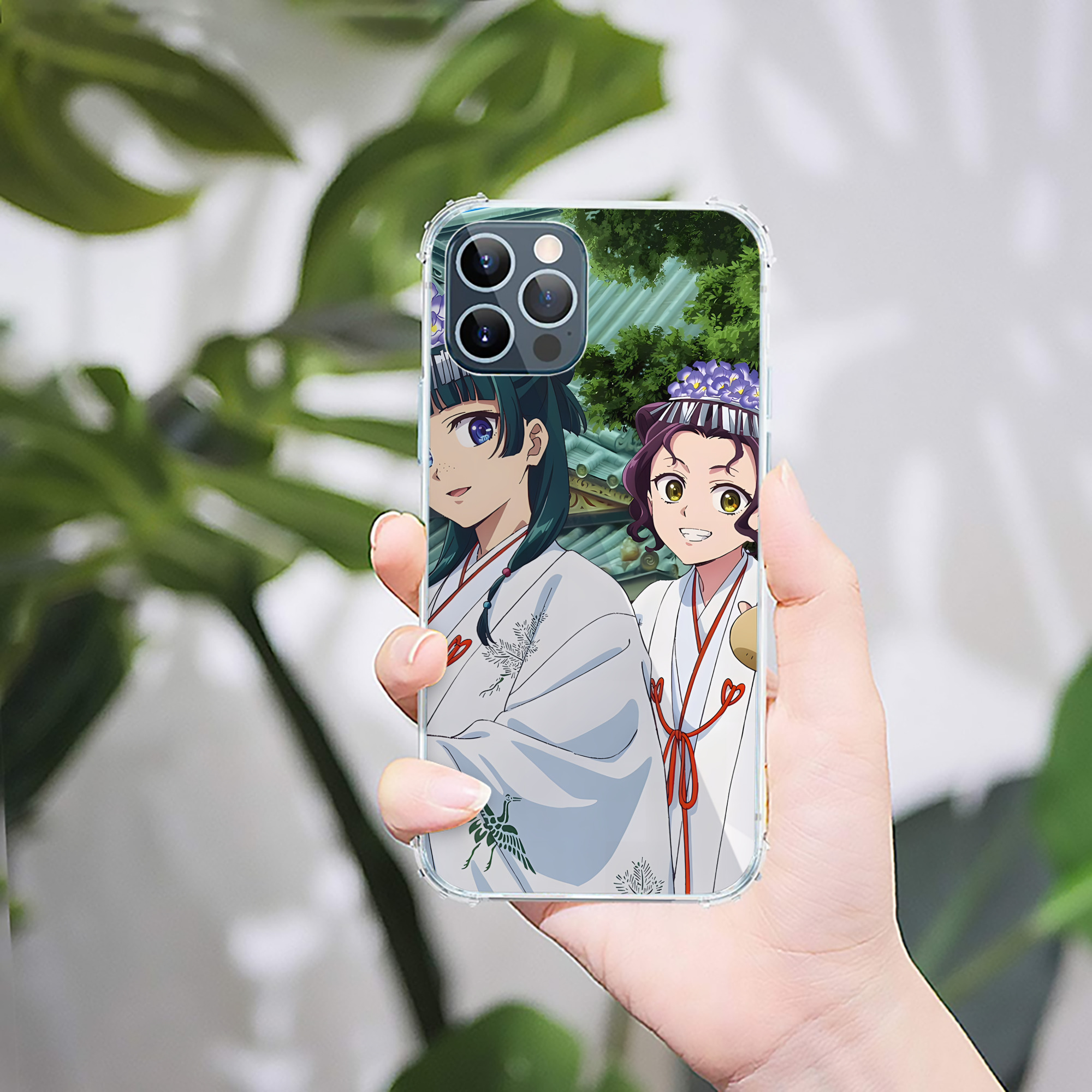 （画像用） 薬屋のひとりごと The Apothecary Diaries 【iPhone 12シリーズ対応】透明スマホケース（クリアソフトケース）